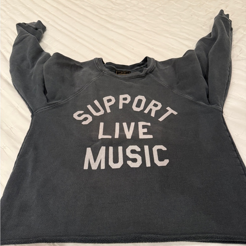 Original Retro Brand Gray Crew Neck Sweater